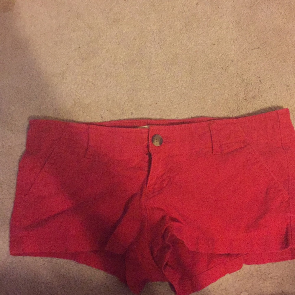 Red Hollister Shorts